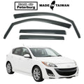 Fresh Air Peterburg In-Channel Window Visors [Short-Length] MAZDA Mazda 3 5D Gen 2 2009.11-2014