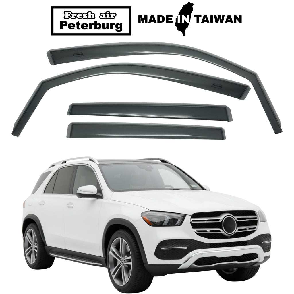 Fresh Air Peterburg In-Channel Window Visors [Short-Length] M.BENZ GLE-Class/ W167 SUV Gen 4 2019+