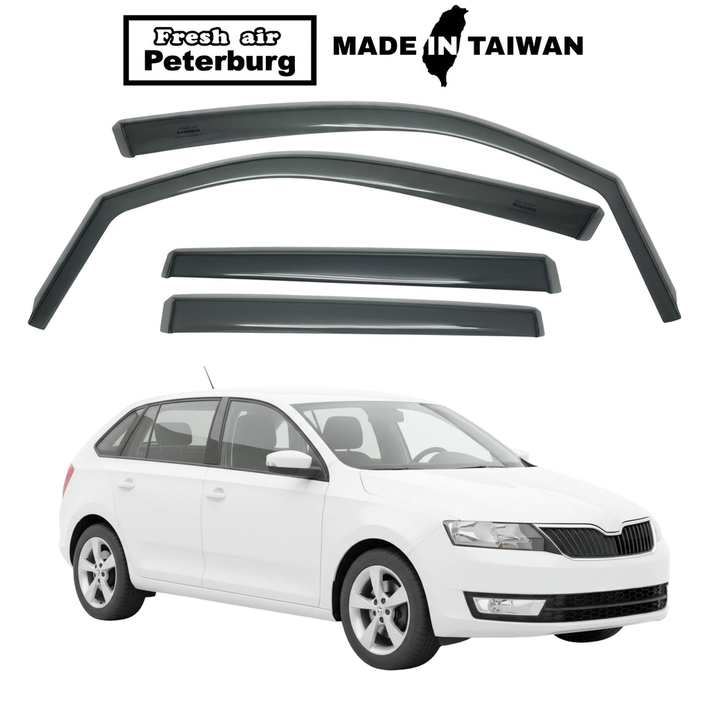 Fresh Air Peterburg In-Channel Window Visors [International Standard] SKODA RAPID(5D) 2014-