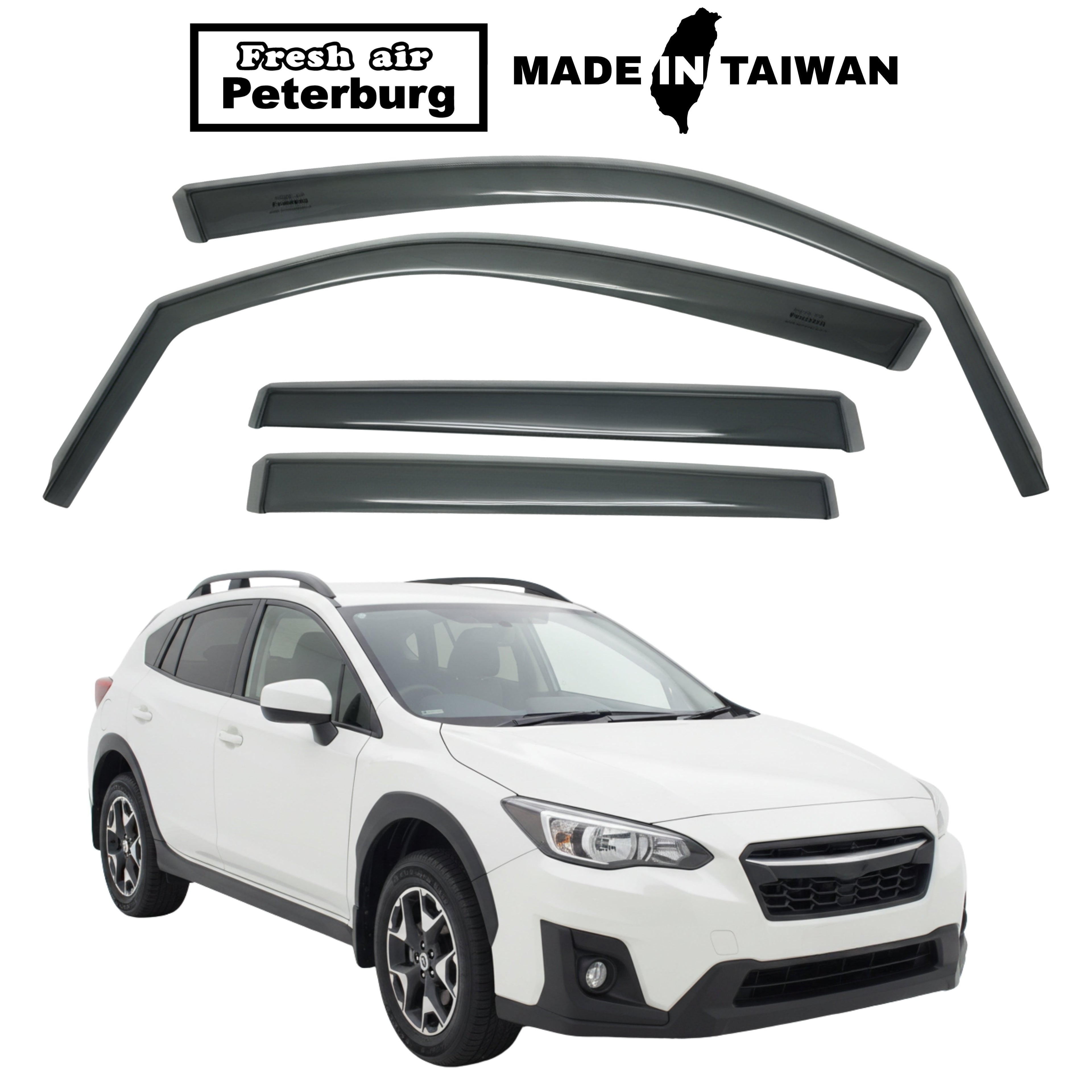 Fresh Air Peterburg In-Channel Window Visors [International Standard] SUBARU XV 5D，LW Series 2017-