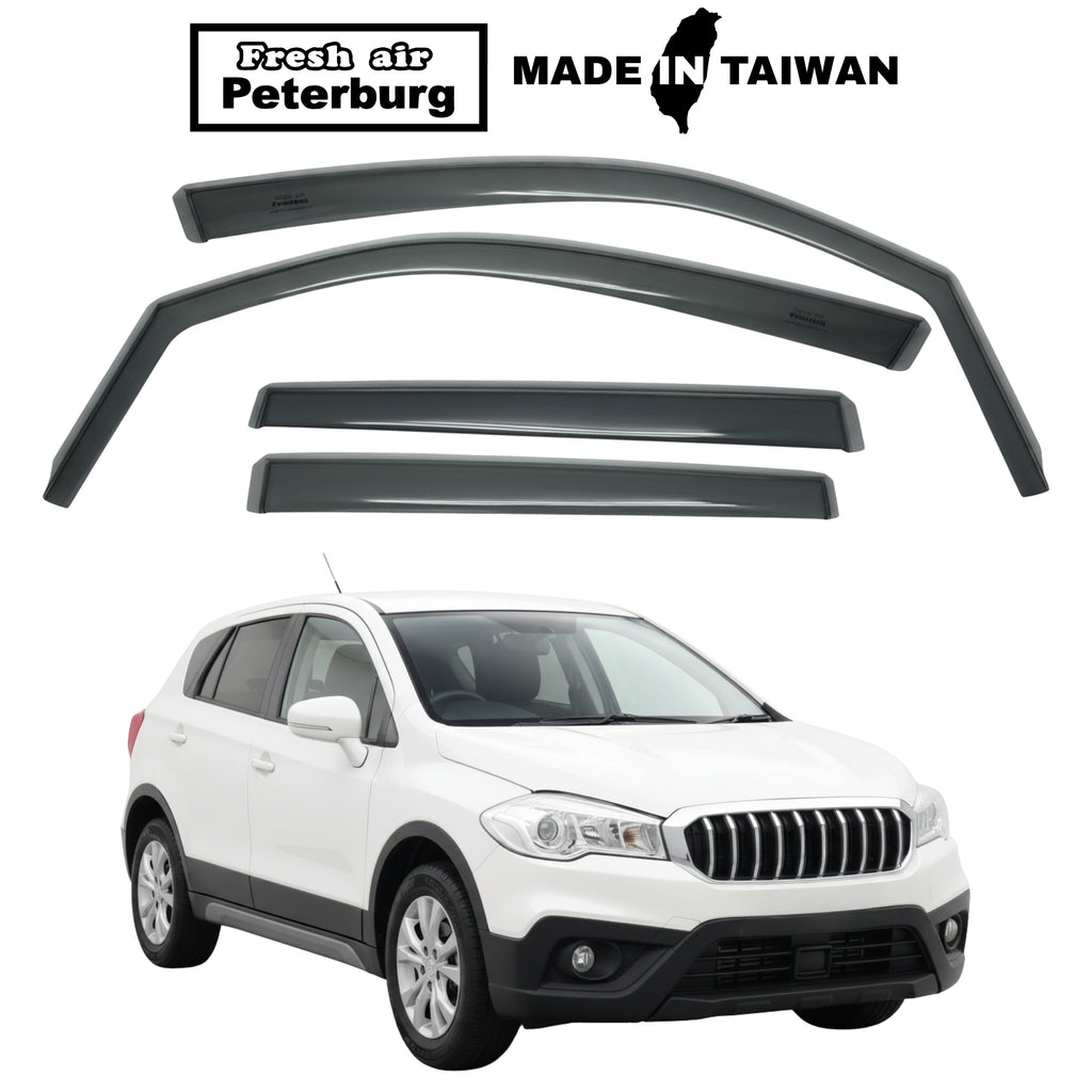 Fresh Air Peterburg In-Channel Window Visors [International Standard] SUZUKI SX4 (S-Cross) Gen 3 2022-