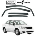 Fresh Air Peterburg In-Channel Window Visors [Short-Length] SUZUKI SX4 4D 2007-2014.5