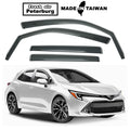 Fresh Air Peterburg In-Channel Window Visors [Short-Length] TOYOTA COROLLA SPORT 5D 2020-