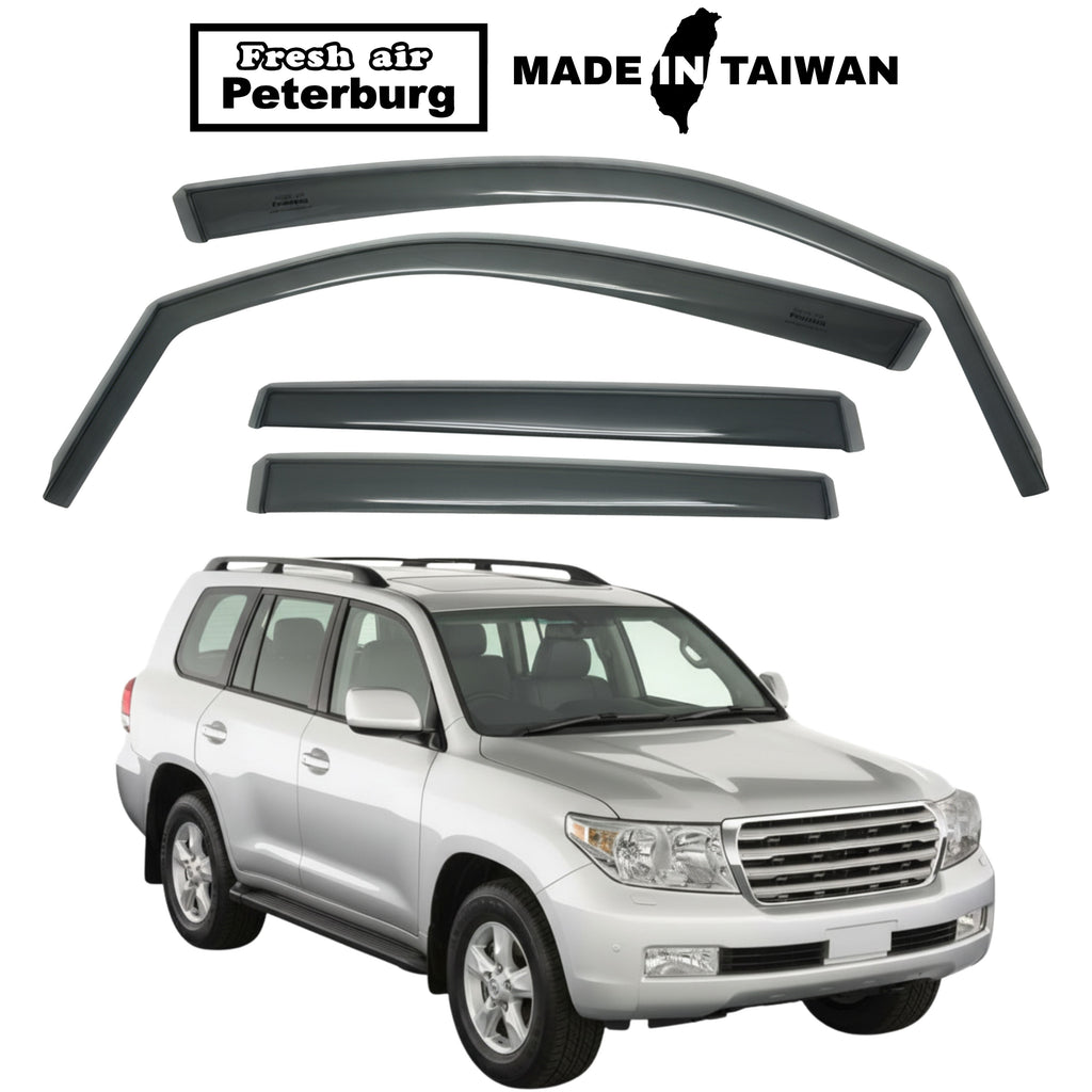 Fresh Air Peterburg In-Channel Window Visors [Short-Length] TOYOTA LAND CRUISER 200 Series 2008-
