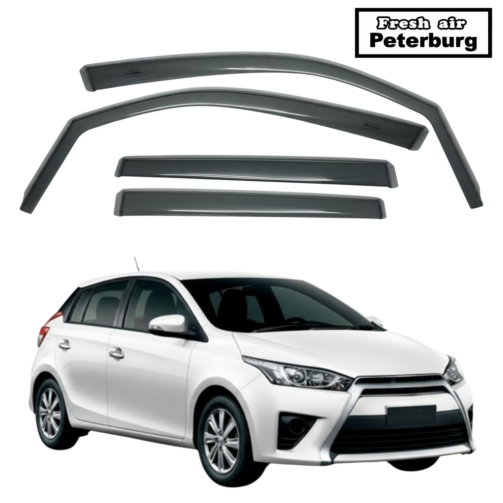 Fresh Air Peterburg In-Channel Window Visors [Short-Length] TOYOTA YARIS 2018/6-2023/6