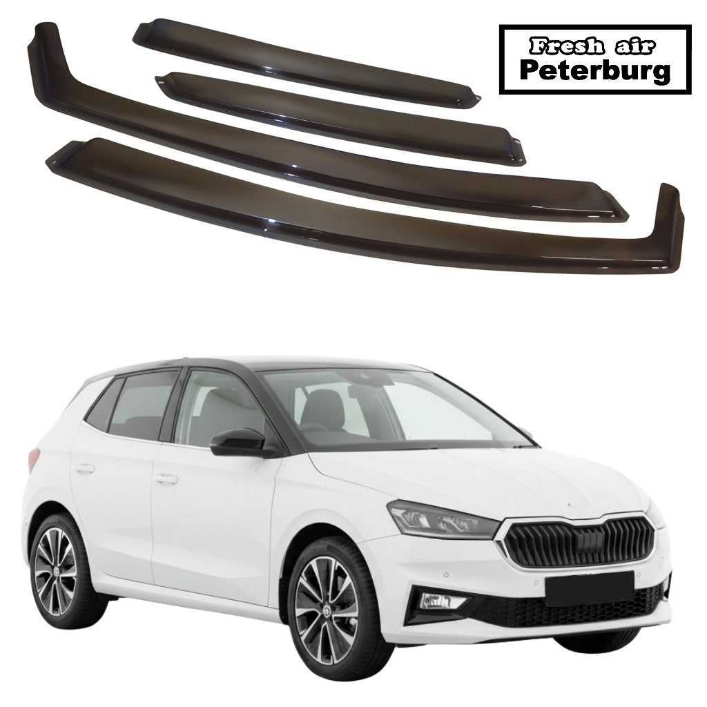 比德堡崁入式晴雨窗【國際標準款】SKODA斯哥達 FABIA 4th 2021.09+
