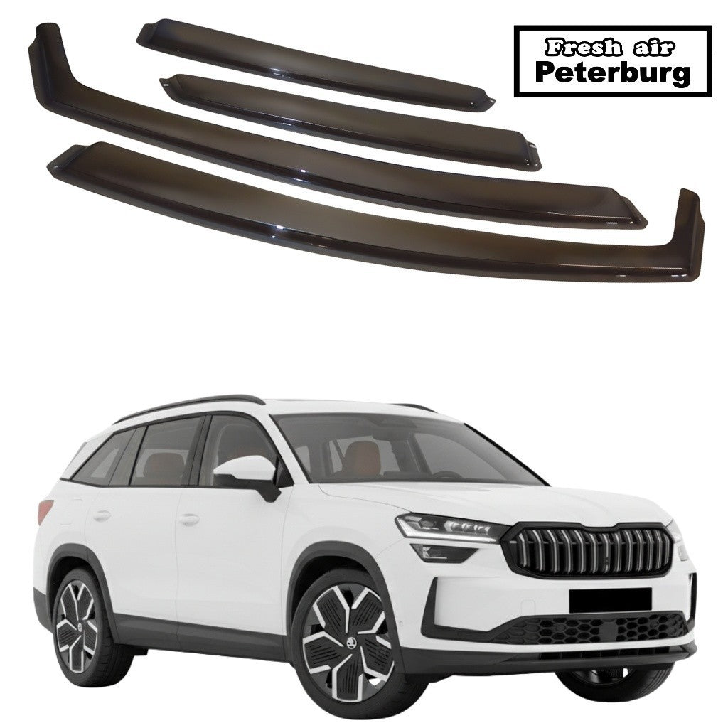 比德堡崁入式晴雨窗【國際標準款】SKODA斯哥達 KODIAQ 大棕熊 2nd 2024+